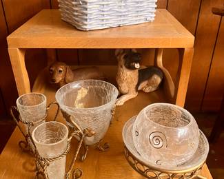 #MCM# ENDTABLES#CRACKELGLASS