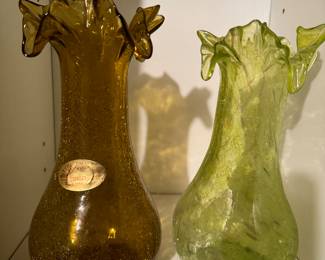 ORIGINAL LABELS ON LOADS OF THE CRACKLE GLASS