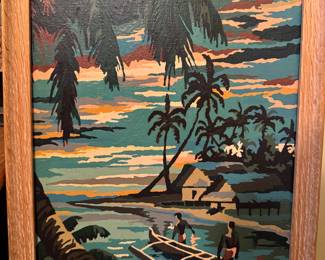 VINTAGE PAINT BY NUMBER