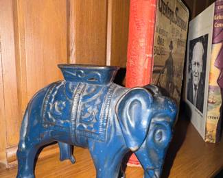 CAST IRON ELEPHANT BANK