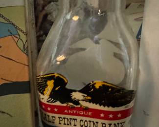 HALF PINT MILK JUG BANK