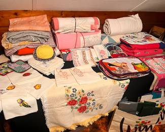 VINTAGE #RETRO# LINENS, AND MORE