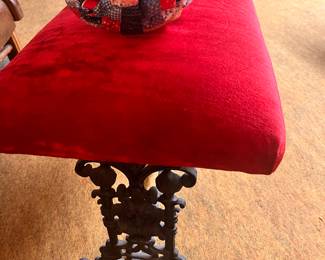 #ANTIQUE#IRON#VELVETBENCH