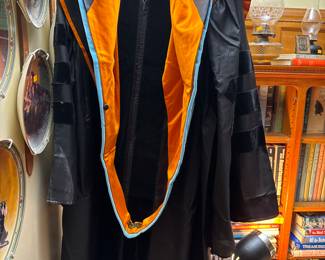 DOCTORAL GRADUATION GOWN VINTAGE 1950