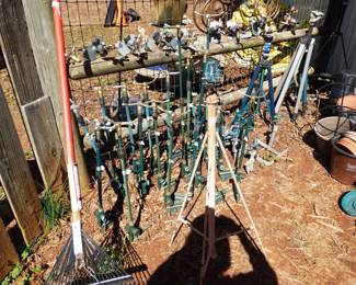 LARGE collection of sprinklers