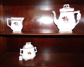 Antique Copper Tea Leaf by Clementson Bros. 