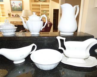 Vintage White Stoneware 