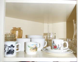 Vintage Hopalong Cassidy Mug, Egg Cups, etc