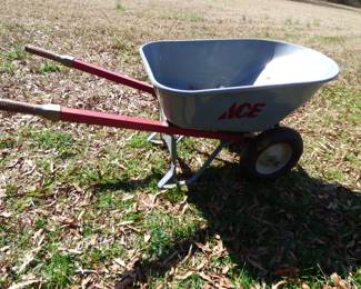 One of 3 ACE wheelbarrows