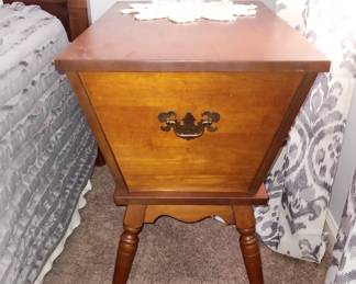 Dough cabinet. Two matching available. Also available at this sale is a collection of dough bowls!