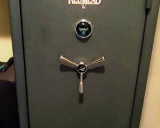 Browning Steel Gun Safe. Fire-rated 60 minutes. 29 3/8" width. 19 5/8 depth. 58" tall. Has desired dial entry. Only a couple of years old.