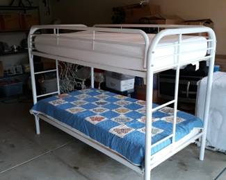 Bunk beds, with a high quality twin mattresses