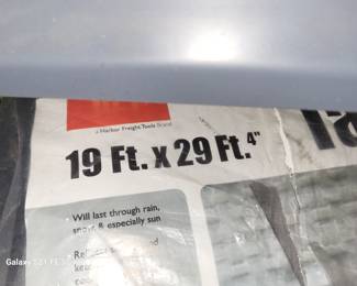 19 X 29 FEET TARP