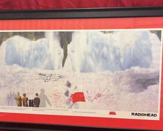 Radiohead 2000 Mounted Framed Print Poster
