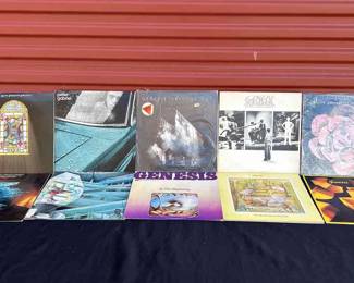 Progressive Rock Albums Genesis, Alan Parsons Project And Peter Gabriel 