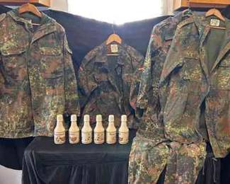 Vintage German Miltary And Beer Lot