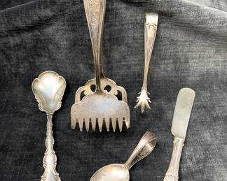 Antique Sterling Silver From Gorham, Mauser And Shreve Standwood 118.1dwt