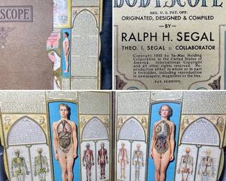 1935 Ralph H. Segal BodyScope Anatomy Mechanical Tool Male & Female