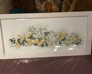 More artwork - customize by painting the frame yellow for a bit of sunshine in the gloom that is coming. 