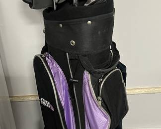 Tiger Shark left handed golf clubs and bag
