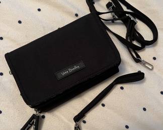 Vera Bradley crossbody wallet (never used)