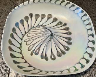 Crate & Barrel art glass bowl