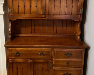 Antique buffet with hutch