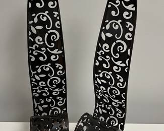 Metal candle holders