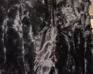 Faux fur jacket (size S)