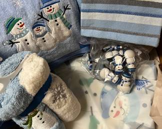 Assorted holiday decor