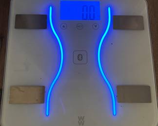 Weight Watchers illuminated scale