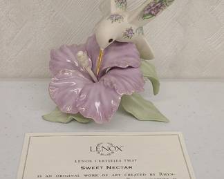 Lenox "Sweet Nectar" Figure. 24K gold and stunning porcelain. NIB and with original tags.