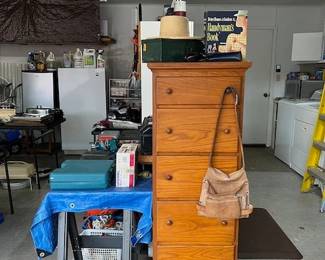 custom made chest of drawers, Hirsh saw horses