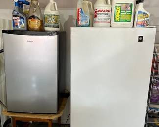 Galanz refrigerator, GE food freezer