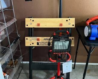 Craftsman outdoor lantern, Black & Decker Workmate folding workbench
