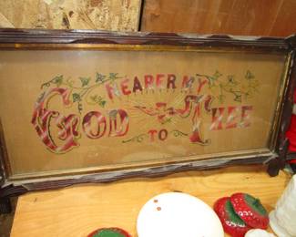 Antique Religious framed art