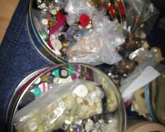 Trims, beads, buttons