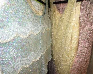 Antique/vintage beaded tops