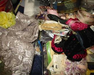 Trims, beads, buttons