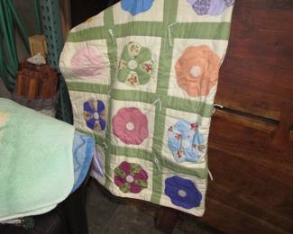 More vintage quilts, blankets