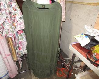 Antique beaded dress