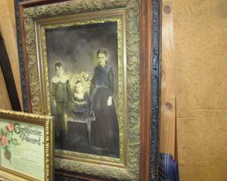 More antique framed art