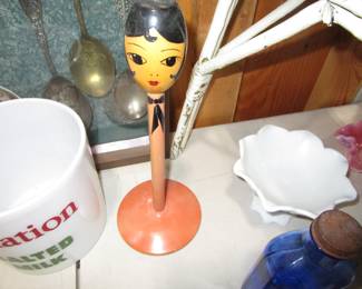 Nice selection of vintage hat stands