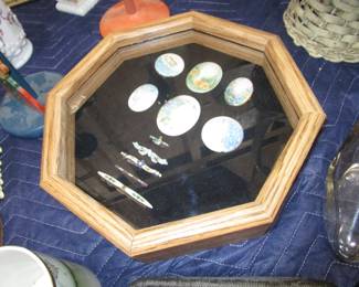 Limoges framed in shadow box