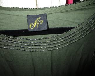 Antique beaded dress