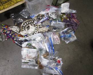 Beads, trims, buttons