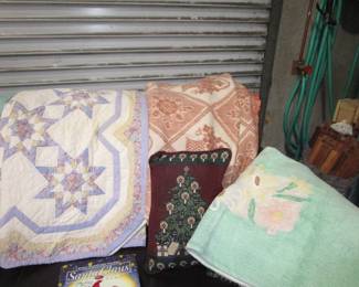 More vintage quilts, blankets