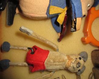 Lots of vintage jewelry, antique Mickey Mouse