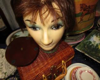 Vintage mannequin head