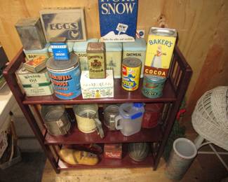 Antique/vintage tin collection